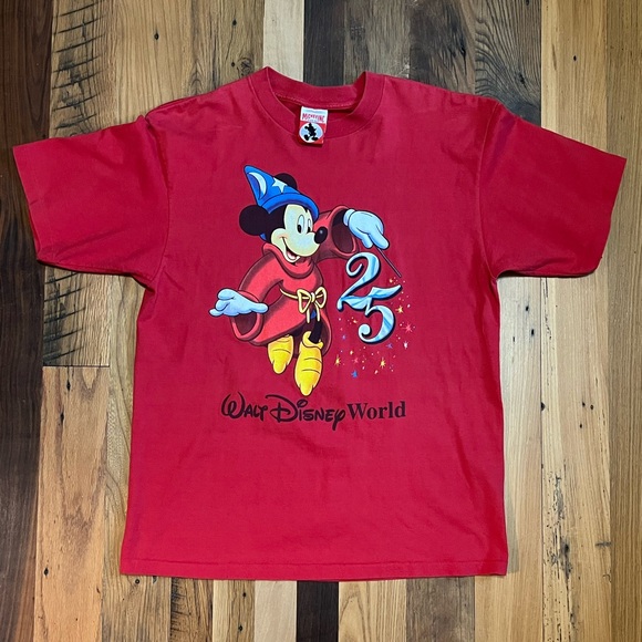 Disney 25th anniversary Mickey Sorcerer Mickey Inc Tag size XL - Picture 2 of 5